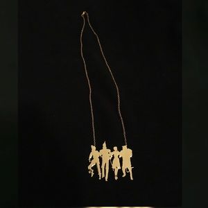 Wizard of Oz themed golden necklace